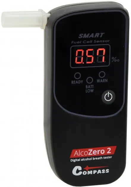 Značkový Compass alkohol tester AlcoZero2 - elektrochemický senzor