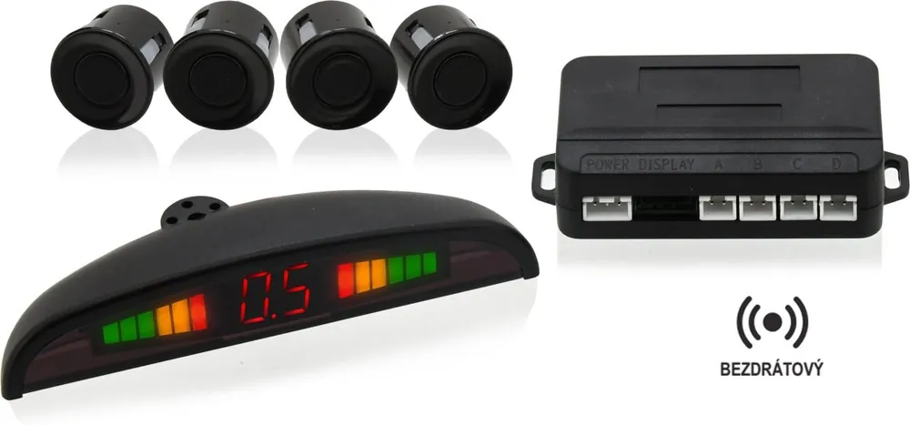 Compass parkovací asistent 4 senzory, LED display, bezdrátový Nejprodávanější