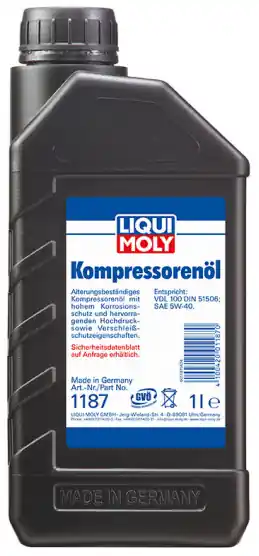 Kompresorový olej Liqui Moly 5W-40, 1L Vysoce Kvalitní