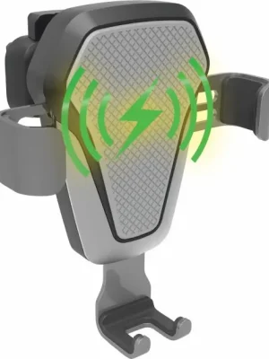 Compass držák telefonu LUKE-V bezdrátové nabíjení 10W silver Levný