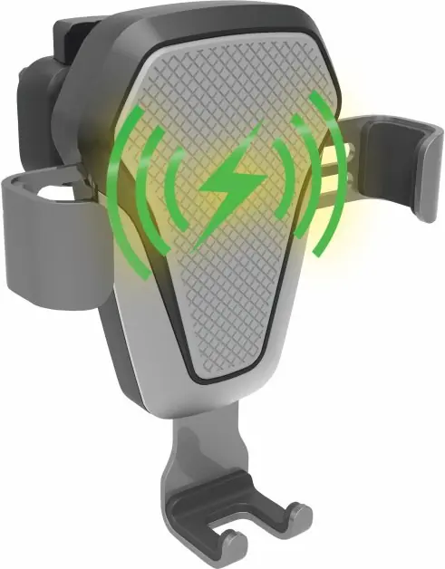 Compass držák telefonu LUKE-V bezdrátové nabíjení 10W silver Levný