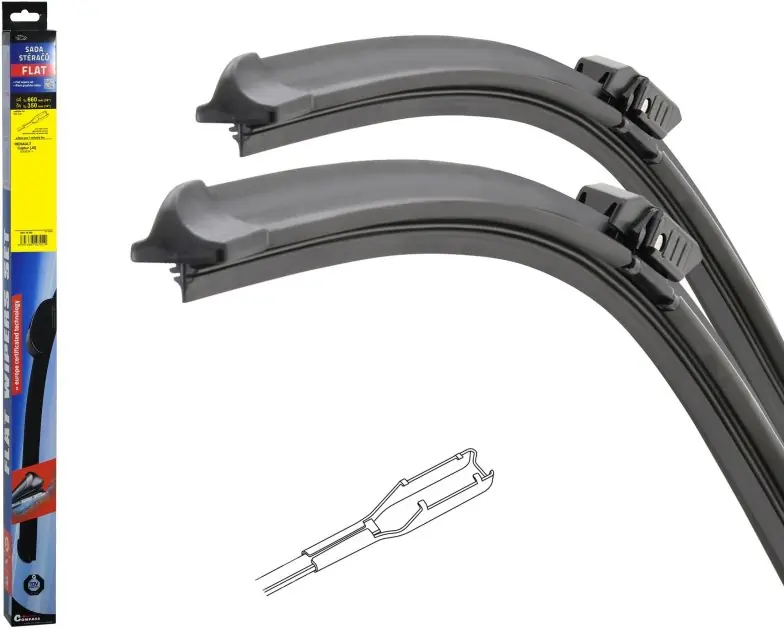 Koupit Online Compass stěrače FLAT SET (TALON) 660+350mm