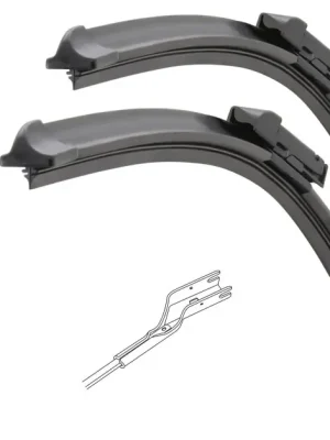 Cenový Hit Compass stěrače FLAT SET (U-CUBE) 610+510mm