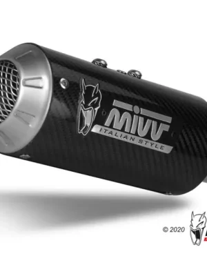Výfuk kompletní 2x1 MIVV MK3 X.YA.0008.SM3C karbon Cenově Výhodný