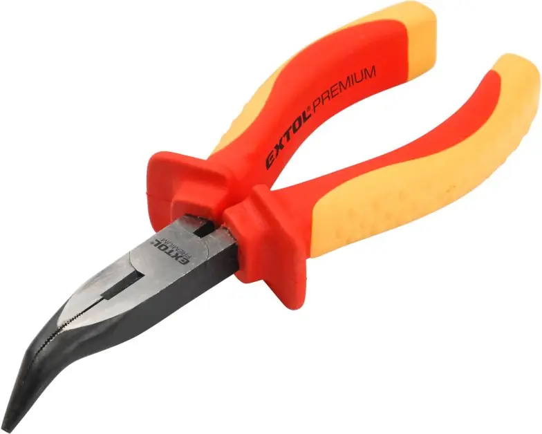 Kleště půlkulaté zahnuté elektrikářské, 160mm, 1000V EXTOL PREMIUM Nakupujte Hned