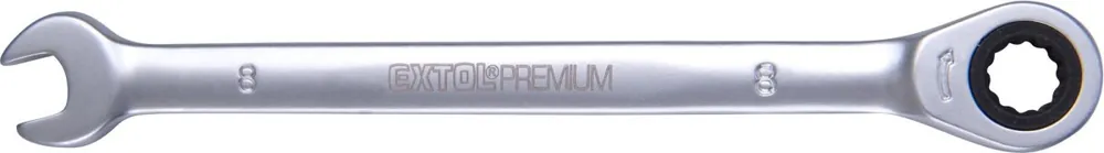 Klíč ráčnový očkoplochý, 72 zubů, 8mm EXTOL PREMIUM Pouze Dnes