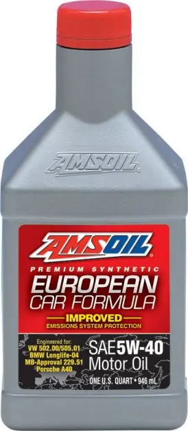Motorový olej Amsoil European Car Formula Improved 5W-40, 946ml Hit Sezóny