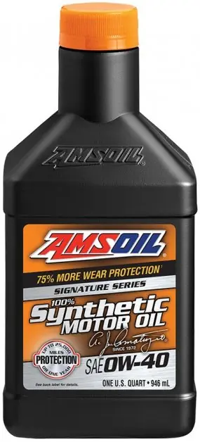 Sezónní Sleva Motorový olej Amsoil Signature Series 0W-40, 946ml
