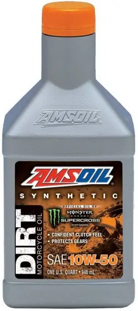 Tovární Cena Motorový olej Amsoil Synthetic Dirt Bike 10W-50, 946ml