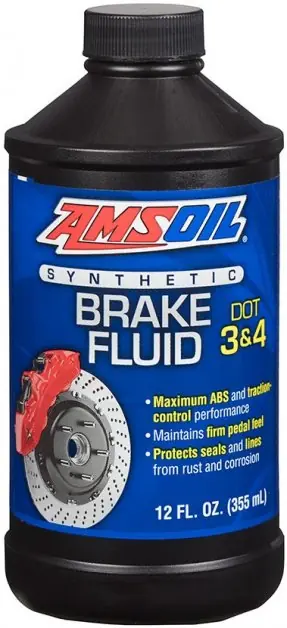 Brzdová kapalina Amsoil DOT 3 DOT 4, 355ml Nová Kolekce