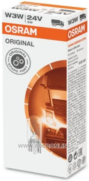 Ihned K Objednání Žárovka Osram W3W, Original 2841