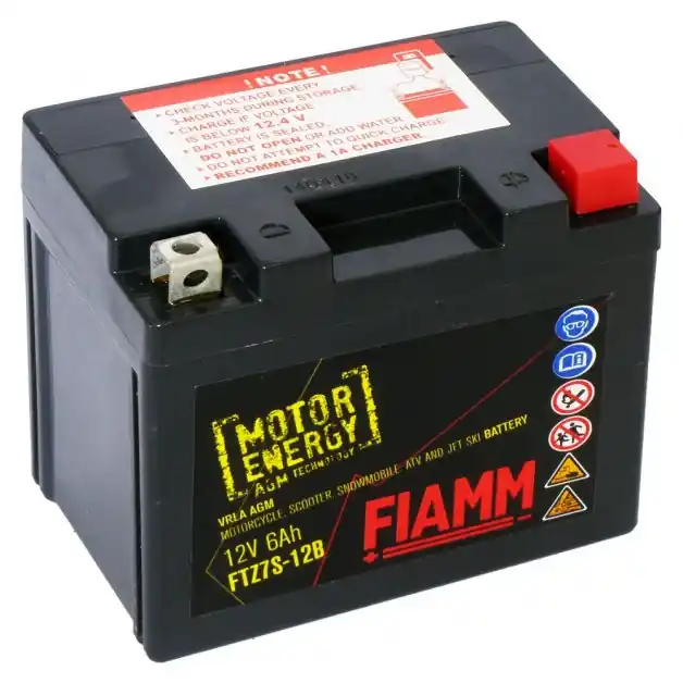 Motobaterie Fiamm Motorenergy AGM 12V, 6Ah, FTZ7S-12B Koupit Online