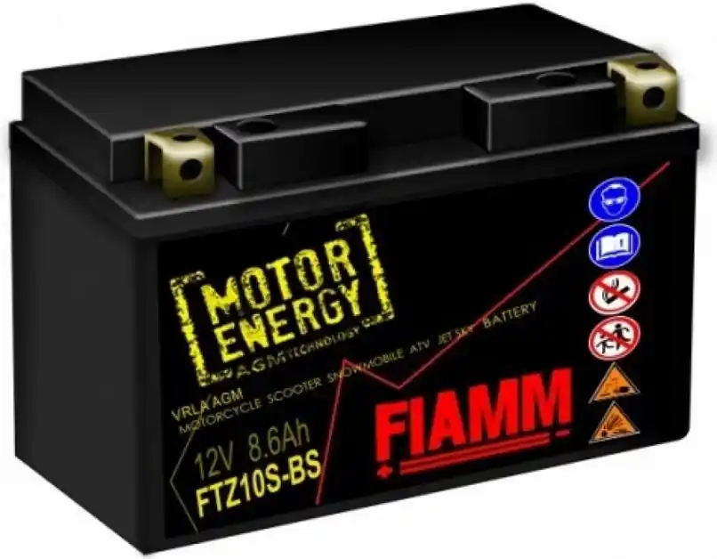 Motobaterie Fiamm MotorEnergy AGM 12V, 8.6Ah, FTZ10S-12B Sleva