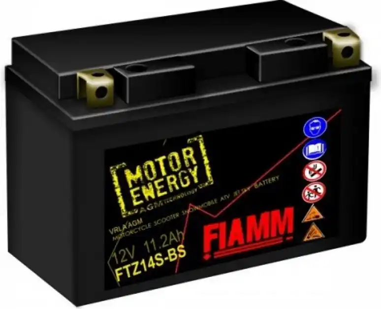 Motobaterie Fiamm MotorEnergy AGM 12V, 11.2Ah, FTZ14S-12B Tovární Cena