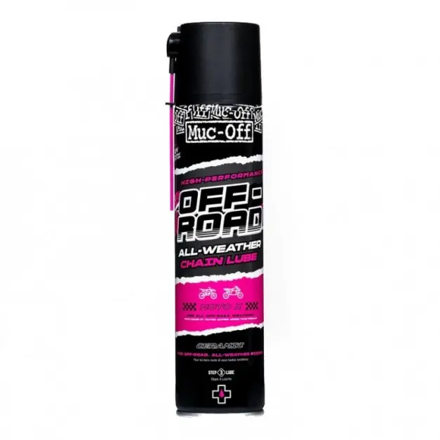 Aktuální Mazivo na řetěz MUC-OFF Off-Road Chain Lube 20452 – 400 ml