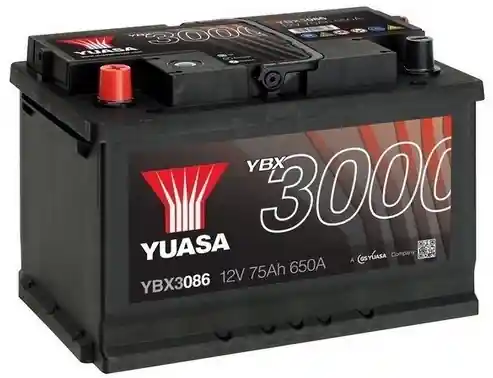 Akční Cena Autobaterie Yuasa YBX3000 SMF 12V, 76Ah, 680A, YBX3086