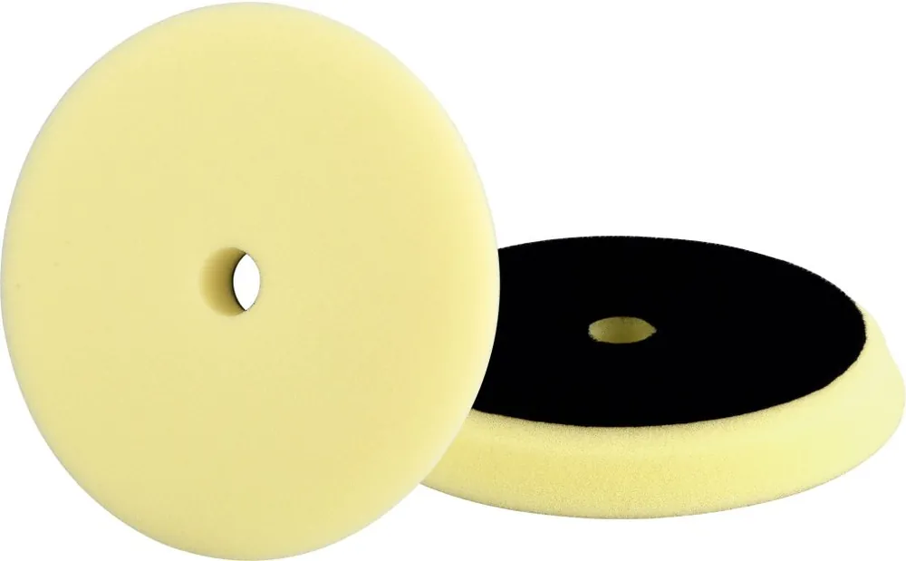 Kotouč leštící pěnový, orbitální, T80, žlutý, ⌀180x25mm, suchý zip ⌀152mm EXTOL PREMIUM Cenová Bomba