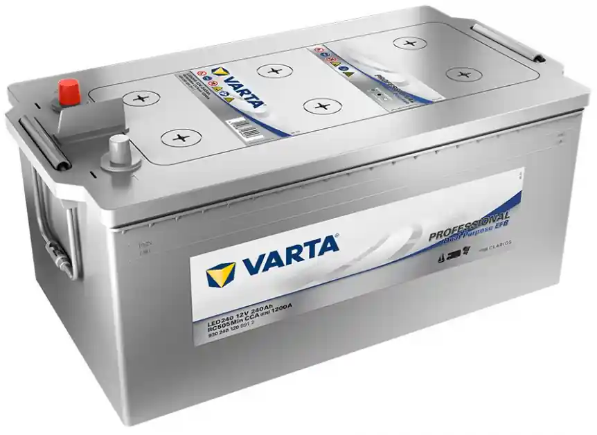 Hit Sezóny Trakční baterie Varta Professional Dual Purpose EFB 12V, 240Ah, 1200A, LED240