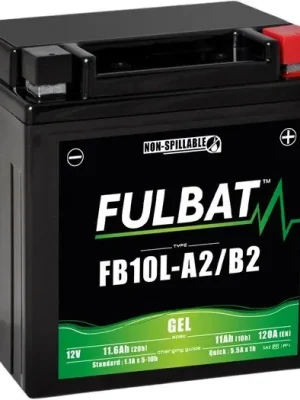 Gelová baterie FULBAT 550956 FB10L-A2/B2 GEL (YB10L-A2/B2 GEL) (700.550956) Expresní Doručení