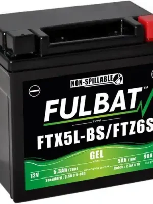 Ihned K Objednání Gelová baterie FULBAT 550919 FTX5L-BS GEL (YTX5L-BS GEL) (700.550919)