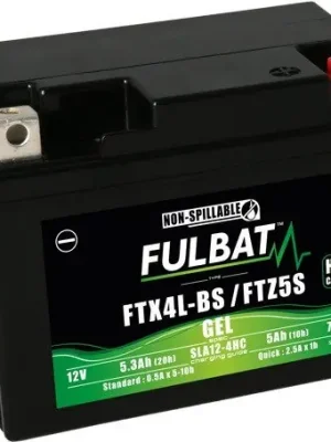Hit Sezóny Továrně aktivovaná motocyklová baterie FULBAT 550671 FTX4L-BS / FTZ5S SLA (YTX4L-BS / YTZ5S SLA) (700.550671)