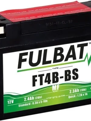 Bezúdržbová motocyklová baterie FULBAT 550625 FT4B-BS (YT4B-BS) (700.550625) Expresní Doručení