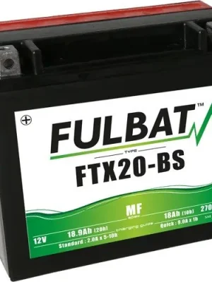 Výhodná Nabídka Bezúdržbová motocyklová baterie FULBAT 550611 FTX20-BS (YTX20-BS) (700.550611)