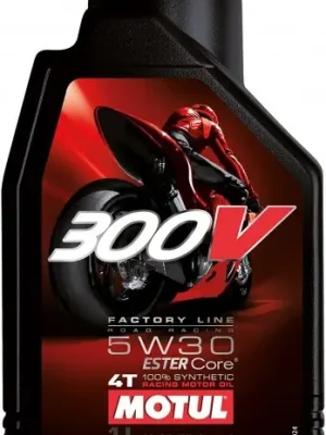 Motorový olej Motul 300V 4T Factory Line Road Racing 5W-30, 1L Ověřený