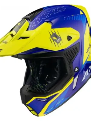 Nejlepší Cena Motokrosová helma AXXIS 425874121735 WOLF ABS star track c17 matná modrá M
