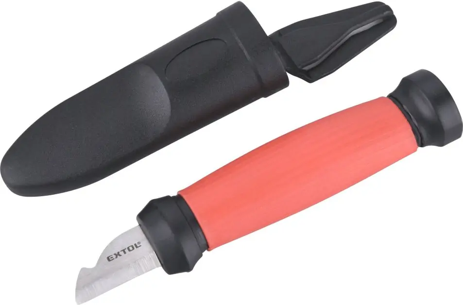 Nůž na odizolování kabelů oboubřitý, 155/120mm, CrV EXTOL PREMIUM Hit Sezóny