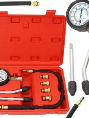 Kompresiometr pro zážehové motory, sada 8ks, tester komprese MAR-POL M57681 Aktuální