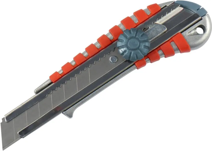 Nůž ulamovací kovový s kovovou výztuhou a kolečkem, 18mm EXTOL PREMIUM Sezónní Sleva