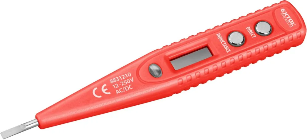 Výhodná Nabídka Zkoušečka napětí digitální s displejem, 12-220V EXTOL PREMIUM