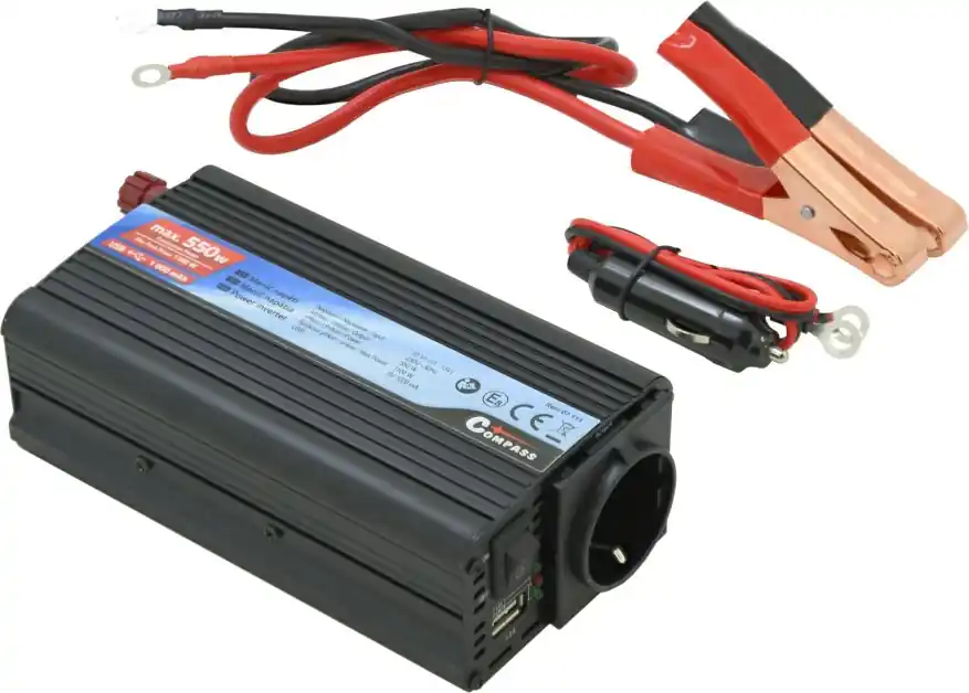 Dokud Zásoby Vydrží Compass trafo 12/230V 550W + USB
