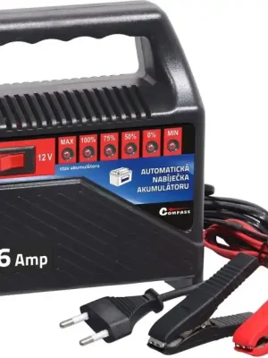 Compass nabíječka 6Amp 6/12V TÜV/GS/CE Speciální Cena