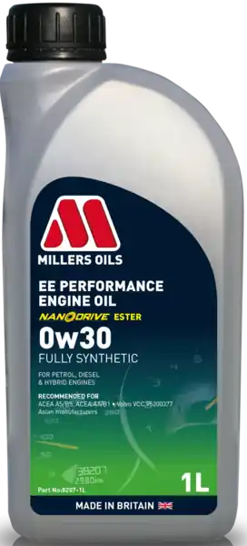 Motorový olej Millers Oils EE Performance 0W-30, 1L Cenová Bomba