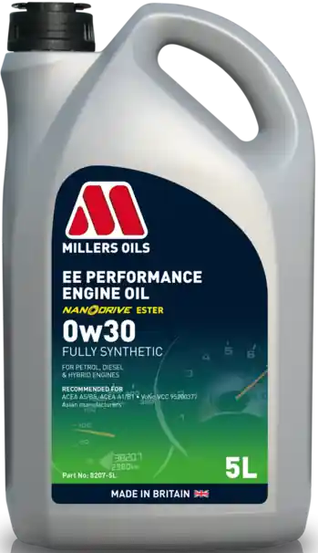 Motorový olej Millers Oils EE Performance 0W-30, 5L Ihned K Objednání