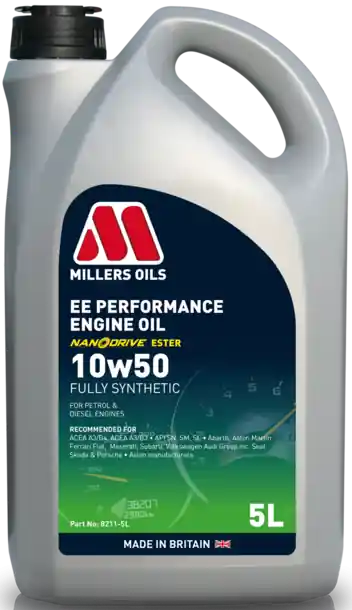 Motorový olej Millers Oils EE Performance 10W-50, 5L Zlevněný