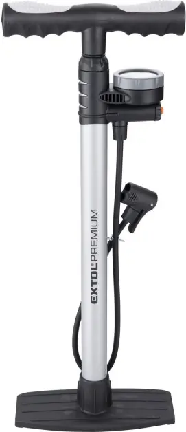 Pumpa na kolo s manometrem a upouštěcím ventilem, 120PSI/8bar EXTOL PREMIUM Dokud Zásoby Vydrží