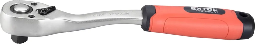 Ráčna tvarovaná, 45 zubů, 1/2", L 253mm, Crv EXTOL PREMIUM Zlevněný