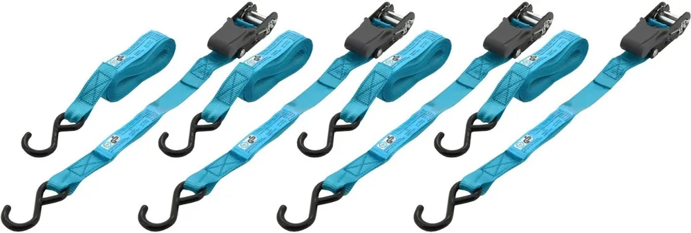 Autentický Compass popruh s ráčnou a háky 3,5m 4ks TÜV BLUE WAY
