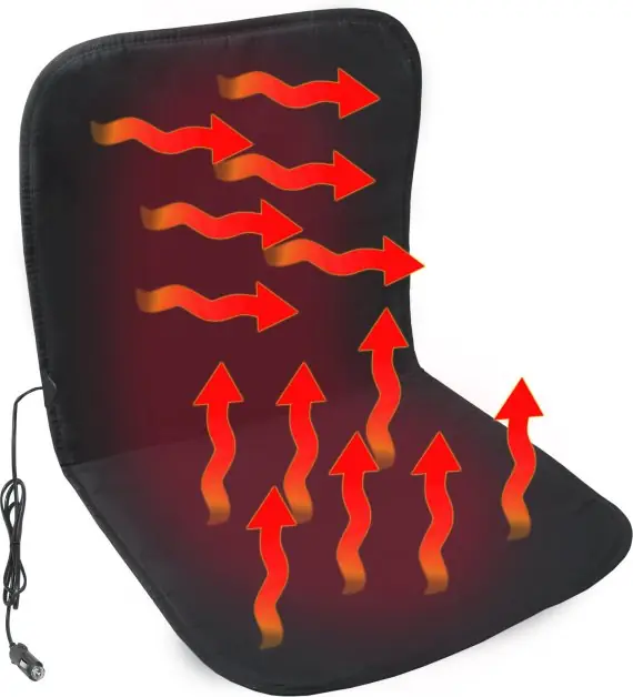 Compass potah sedadla vyhřívaný 12V BLACK Nejlepší Volba