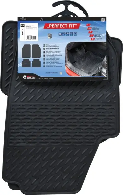 Compass koberce gumové perfect FIT P4 sada 4ks Akce