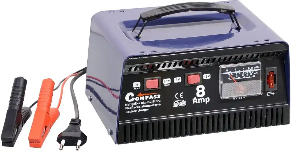 Compass nabíječka 8Amp 6/12V TÜV/GS METALLIC Sezónní Sleva