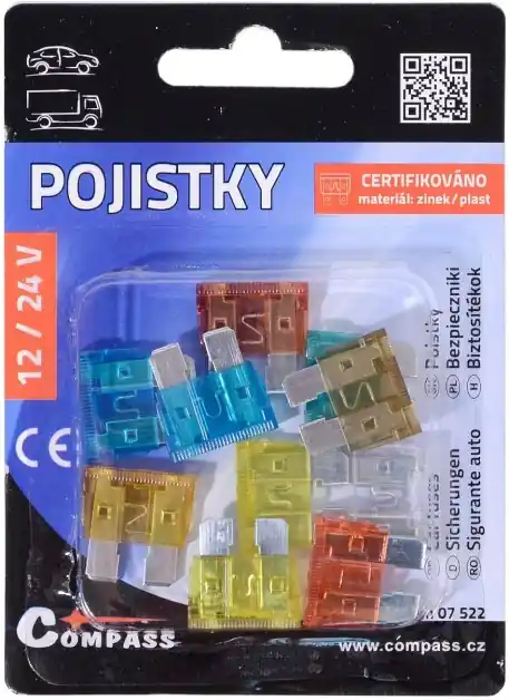Nejprodávanější Compass pojistky nožové 10 ks