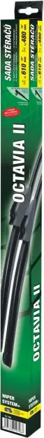 Akce Stěrače FLAT SET 610+480mm GREEN OCT II Compass