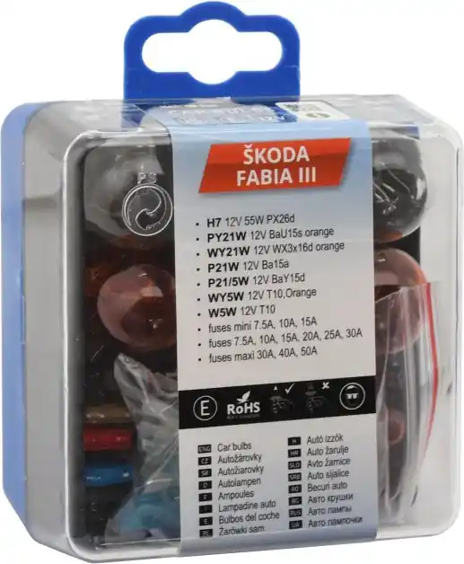 Compass žárovky servisní box ŠKODA FABIA III. H7 Odeslání Ihned
