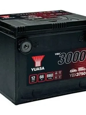 Sleva Autobaterie Yuasa YBX3000 SMF 12V, 66Ah, 660A, YBX3750