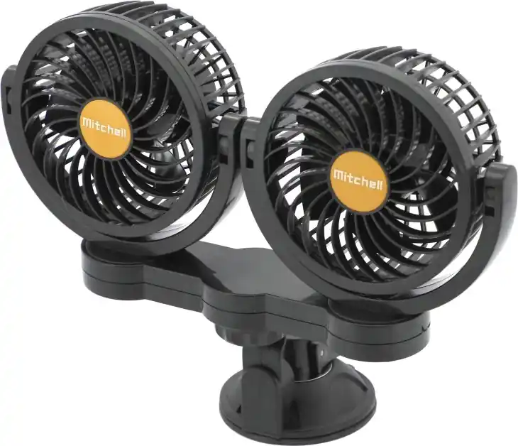 Compass ventilátor MITCHELL DUO 2x108mm 24V na přísavku Nízká Cena