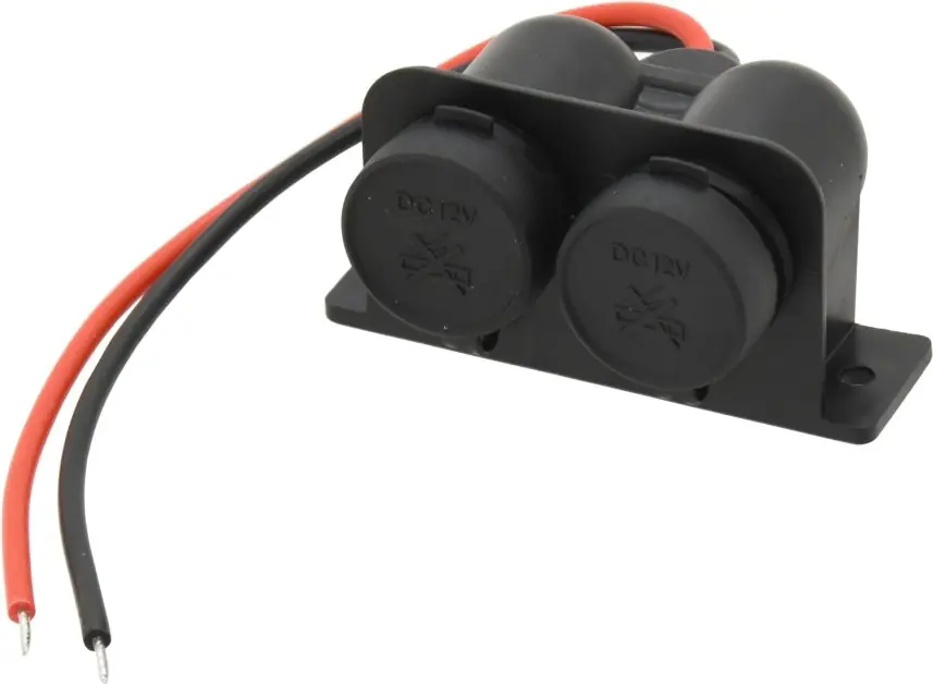 Sezónní Sleva Compass zásuvka 12/24V s krytem dvojitá